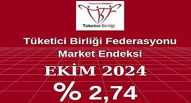 Tüketici Birliği Federasyonu - Ekim ayı MARKET enflasyon rakamlarını açıkldı!