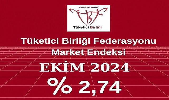 Tüketici Birliği Federasyonu - Ekim ayı MARKET enflasyon rakamlarını açıkldı!