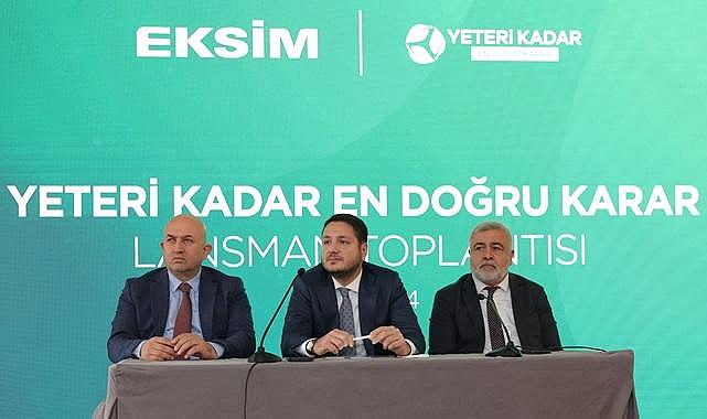 ''ENERJİ ve GIDA'' sektörlerinde faaliyet gösteren Eksim Holding 'kampanyasını' tanıttı!