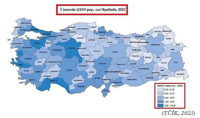 'İl Bazında Gayrisafi Yurt İçi Hasıla rakamları açıklandı' - İŞTE 'en zengin ve en fakir iller'