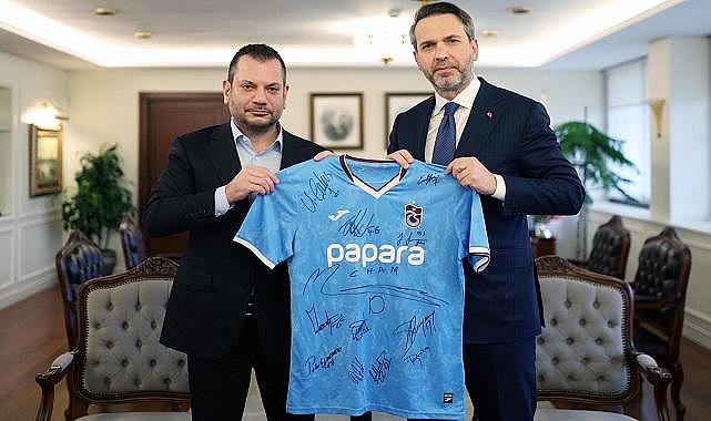 Enerji  Bakanı Bayraktar ''Trabzonspor Başkanı Doğan'ı ağırladı''