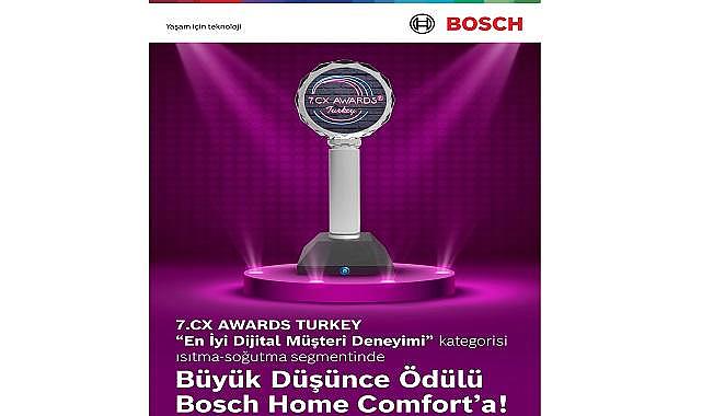 Isıtma-soğutma sektörü markası Bosch Home Comfort ÖDÜL aldı!
