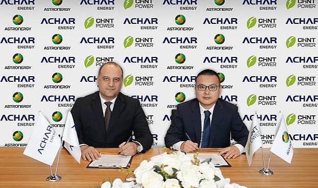 Astronergy ve Chint Power “Achar Energy ile inverter ve güneş paneli tedarik anlaşması imzaladı”
