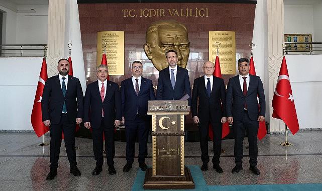 Enerji Bakanı Bayraktar “Iğdır-Nahçıvan Doğal Gaz Boru Hattı Açılışı …”