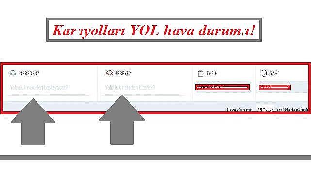 Yol hava durumu 'Karayolları hava tahmin sistemini biliyor musunuz?