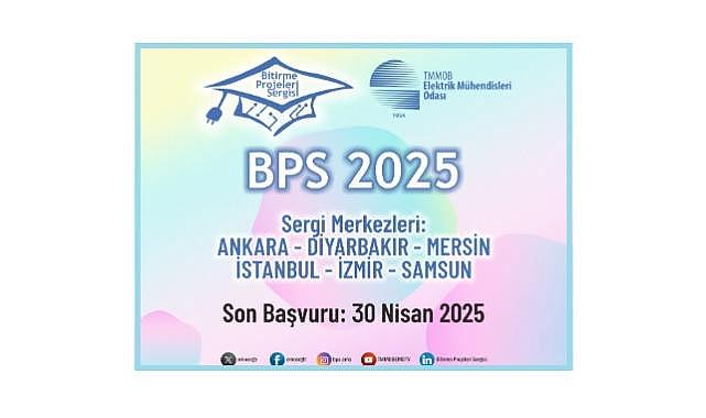 Elektrik Mühendisleri Odası ''Bitirme Projeleri Sergisi için son başvuru tarihi 30 Nisan''