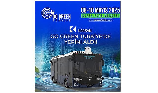 Karsan'ın Otonom Aracı OTONOM e-ATAK Go Green Türkiye ‘de!