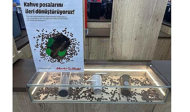 MediaMarkt ''kahve posalarını ileri dönüşüm teknolojisiyle'' döngüsel ekonomiye kazandırıyor!