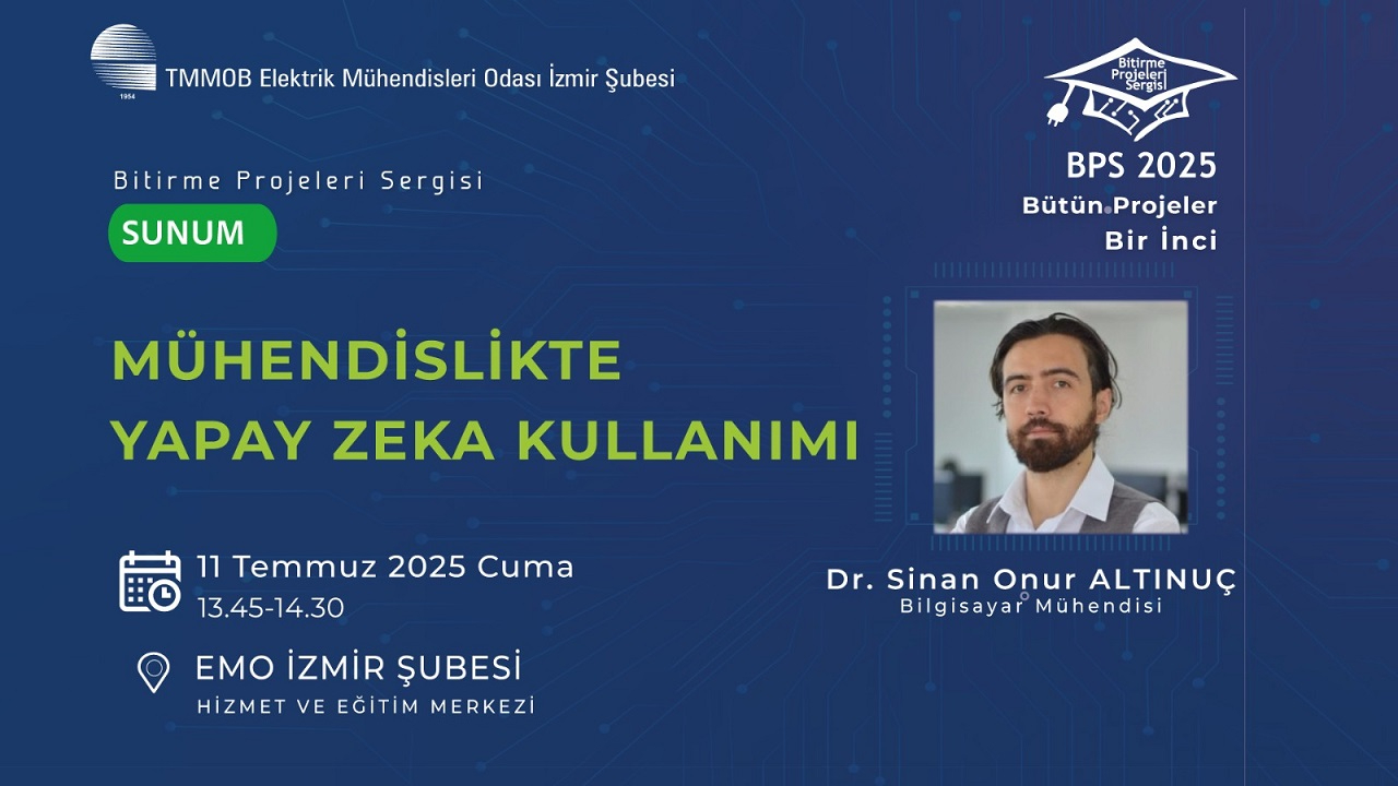 Enerji Takvimi ''EMO İzmir Bitirme Projeleri Sergisi''