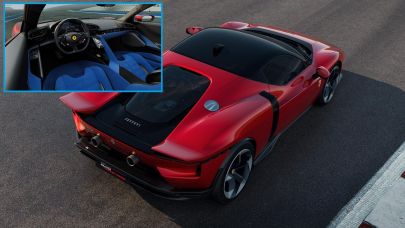 Ferrari YENİ modelini tanıttı '220 beygirlik 3 farklı elektrik motor'