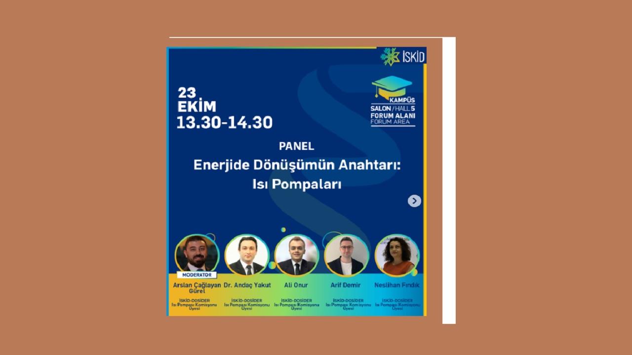 İSKID düzenliyor 'Konu ISI pompaları''