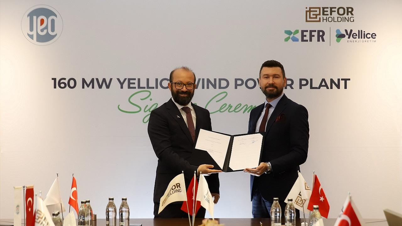 Sivas rüzgarını yeşil enerjiye çevirecek anlaşma / YEO Teknoloji - Efor Holding