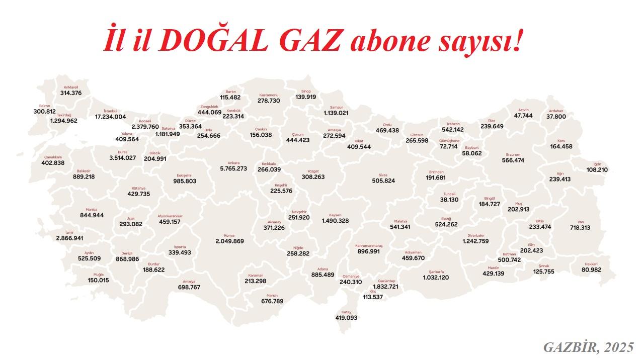 2025 Yılı Doğal Gaz Dağıtım Sektörü Raporu yayınlandı!