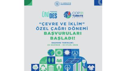 “Çevre ve İklim” Özel Destek Programı başvuruları başladı