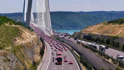 Elektrikli TOGG Milli Takımı uğurladı!