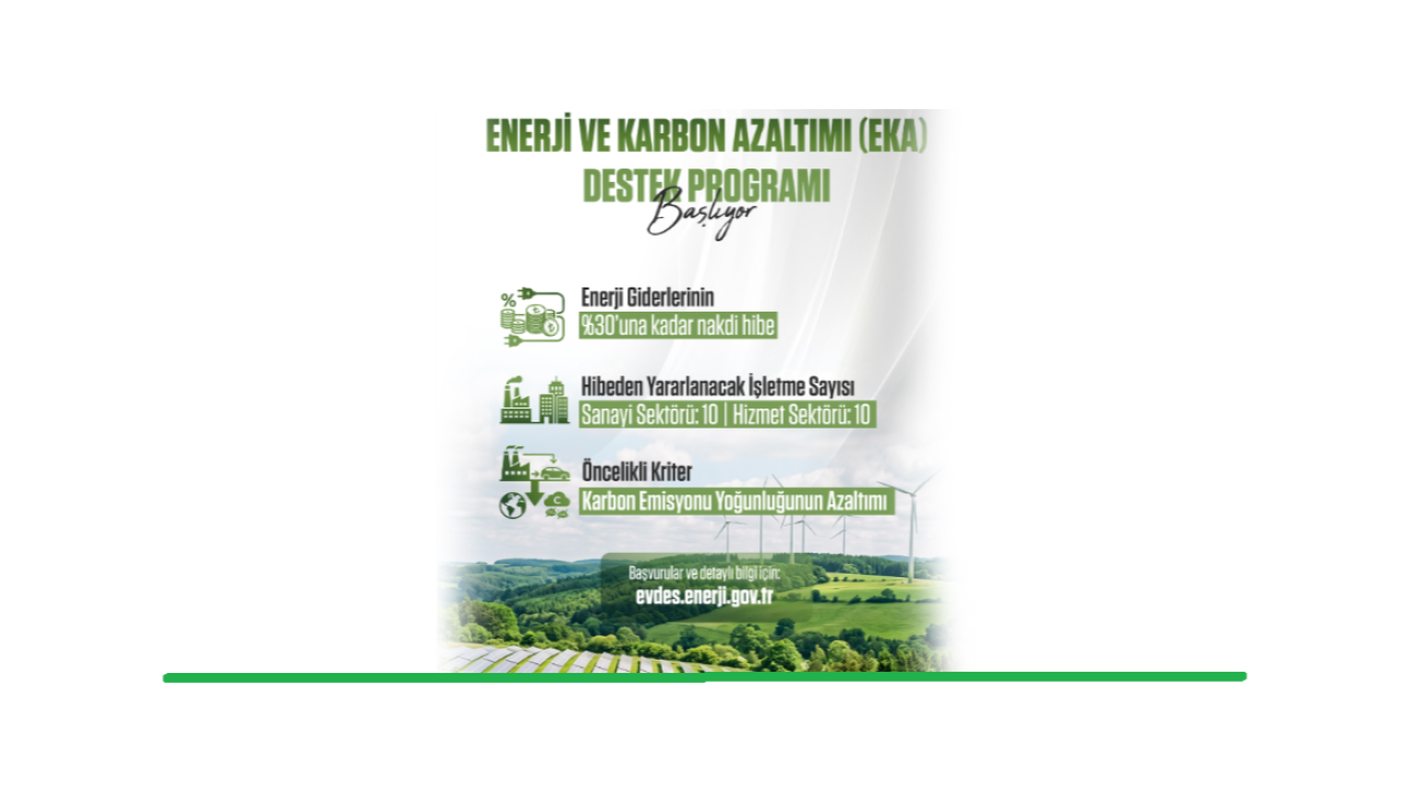 Enerji Bakanlığı açıkladı 'EKA Destek Programı başlıyor'