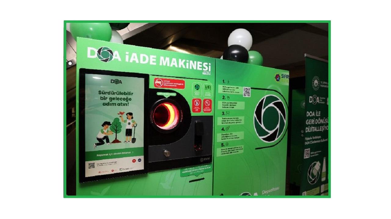 Plastik, cam, içecek kutularını makineye at '1 TL peşin al'