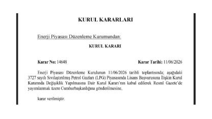 EPDK - LPG lisans yönetmeliği değişti!