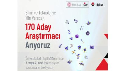 TÜBİTAK ''170 araştırmacı alacak''