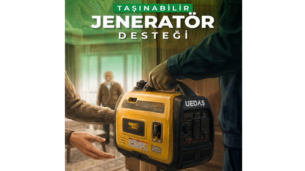 UEDAŞ Jeneratör desteği veriyor!