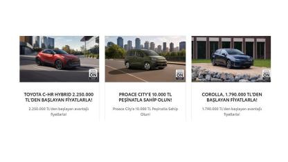 Toyota temmuz kampanyası başlattı '10 bin TL peşinle'