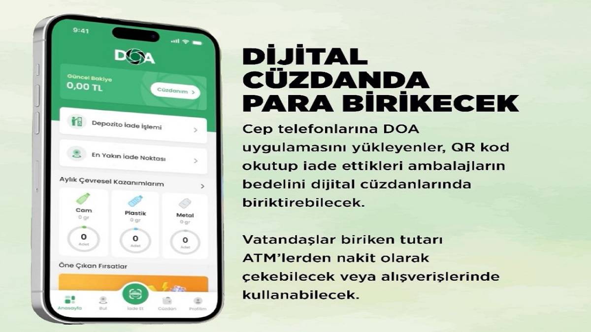 Plastik, cam, içecek kutularını makineye at '1 TL peşin al'