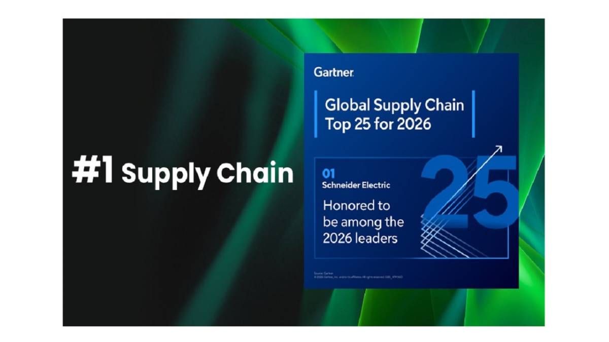 Schneider Electric 1. oldu '2026 Gartner Supply Chain Top 25