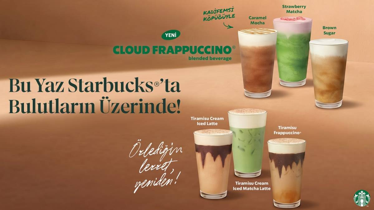 Starbucks temmuz ayı itibarıyla sunmaya başladı 'Yaz menüsü'